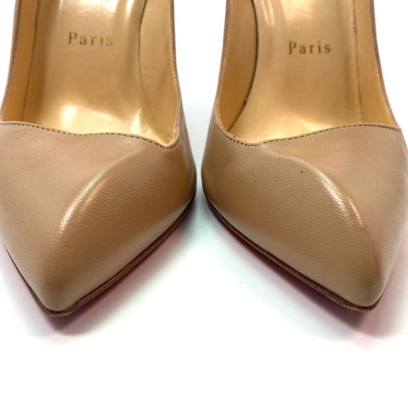 Christian Louboutin Corneille 100 Nude Heels 35.5 - Picture 6 of 10